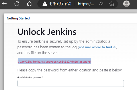 jenkins start page